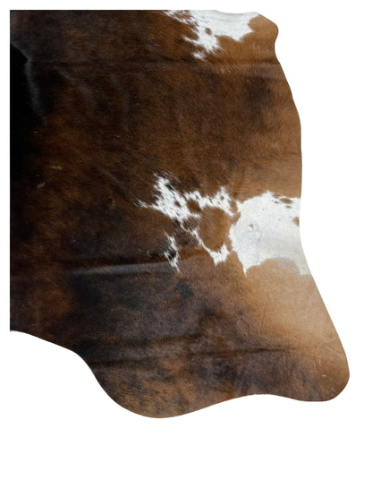Artisan Claire 5550 Dk.Brown White Hair on Hide Cowhide Shape Rug