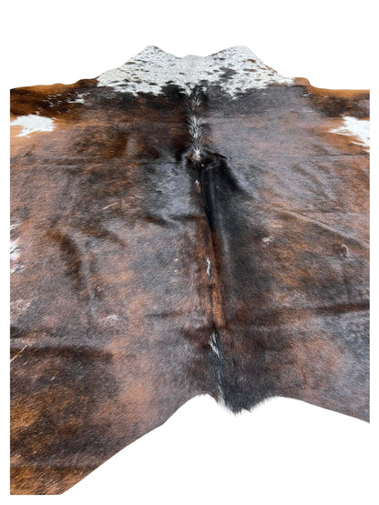Artisan Claire 5550 Dk.Brown White Hair on Hide Cowhide Shape Rug