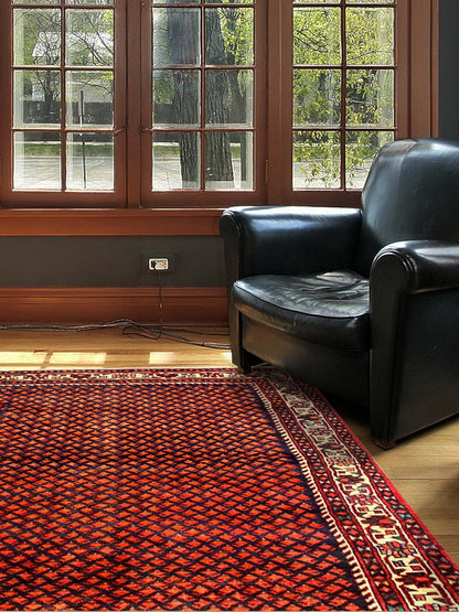 Artisan Persian Traditions Red Beige Traditional Knotted Rug - Rugs - Artisan - Atlanta Designer Rugs