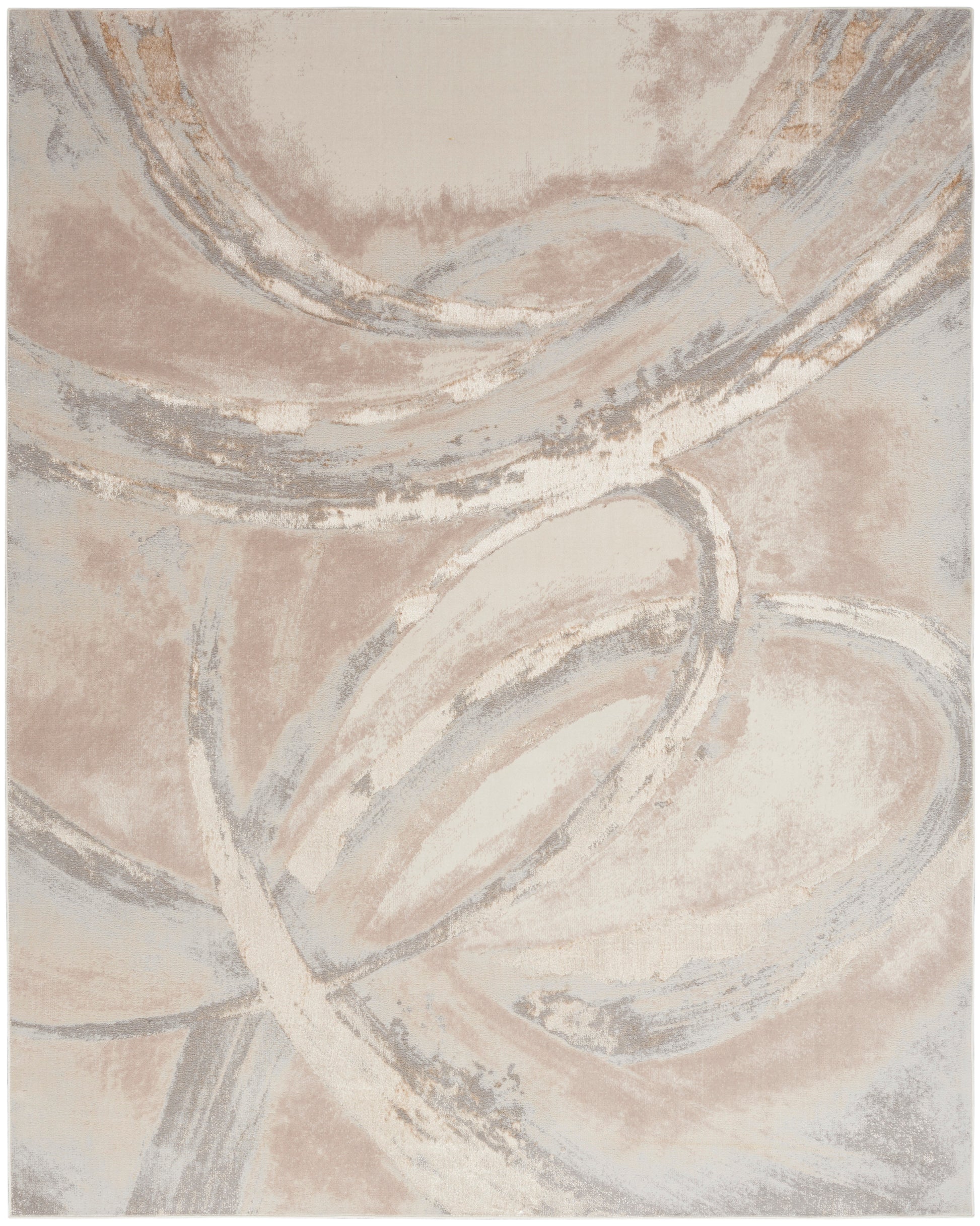 Nourison Home Splash  Beige Grey  Contemporary