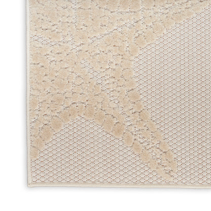 Nourison Home Aloha  Ivory Multicolor  Contemporary