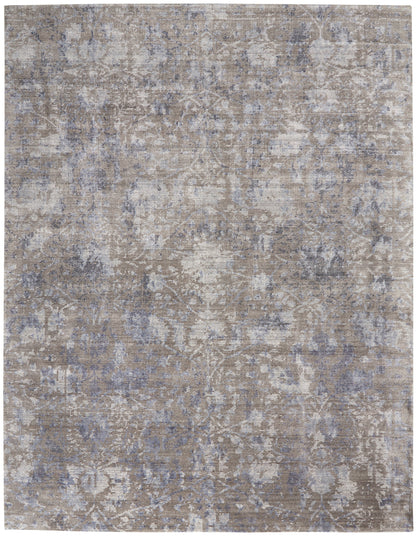 Nourison Home Lucent LCN03 Dove Transitional Knotted Rug