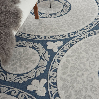 Nourison Home Key Largo  Blue  Contemporary