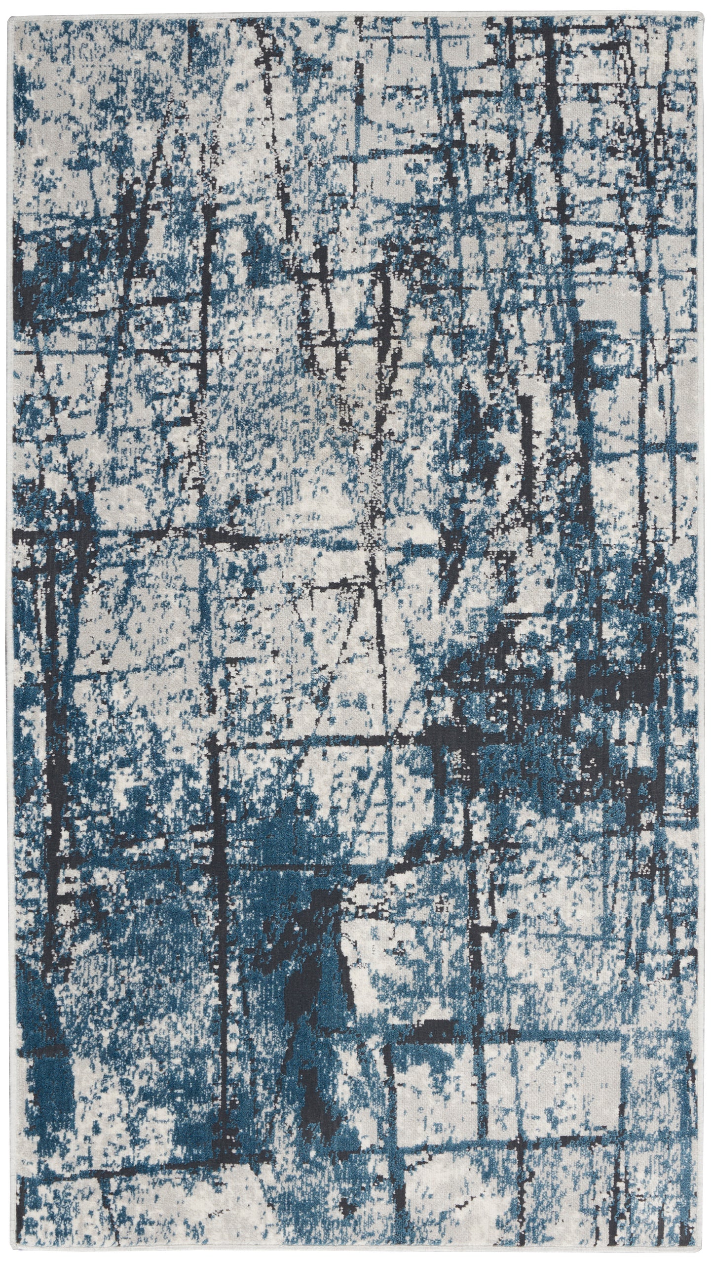 Calvin Klein CK970 Vapor CK972 Grey Blue Contemporary Power-loomed Rug