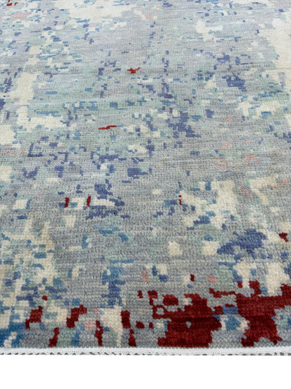 Artisan Samara Ivory Grey Transitional Knotted Rug