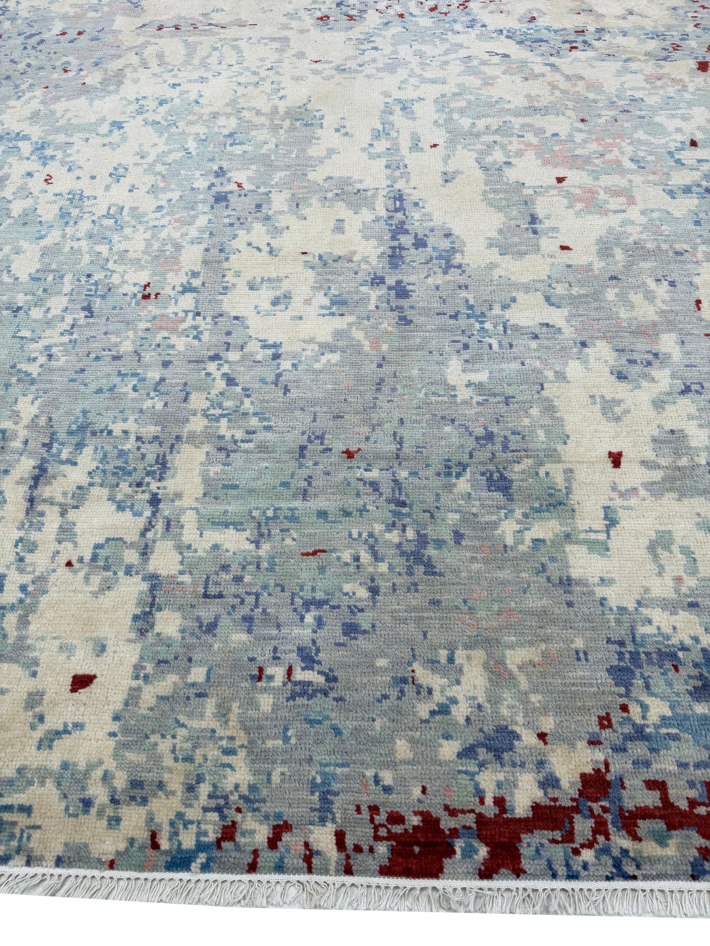 Artisan Samara Ivory Grey Transitional Knotted Rug