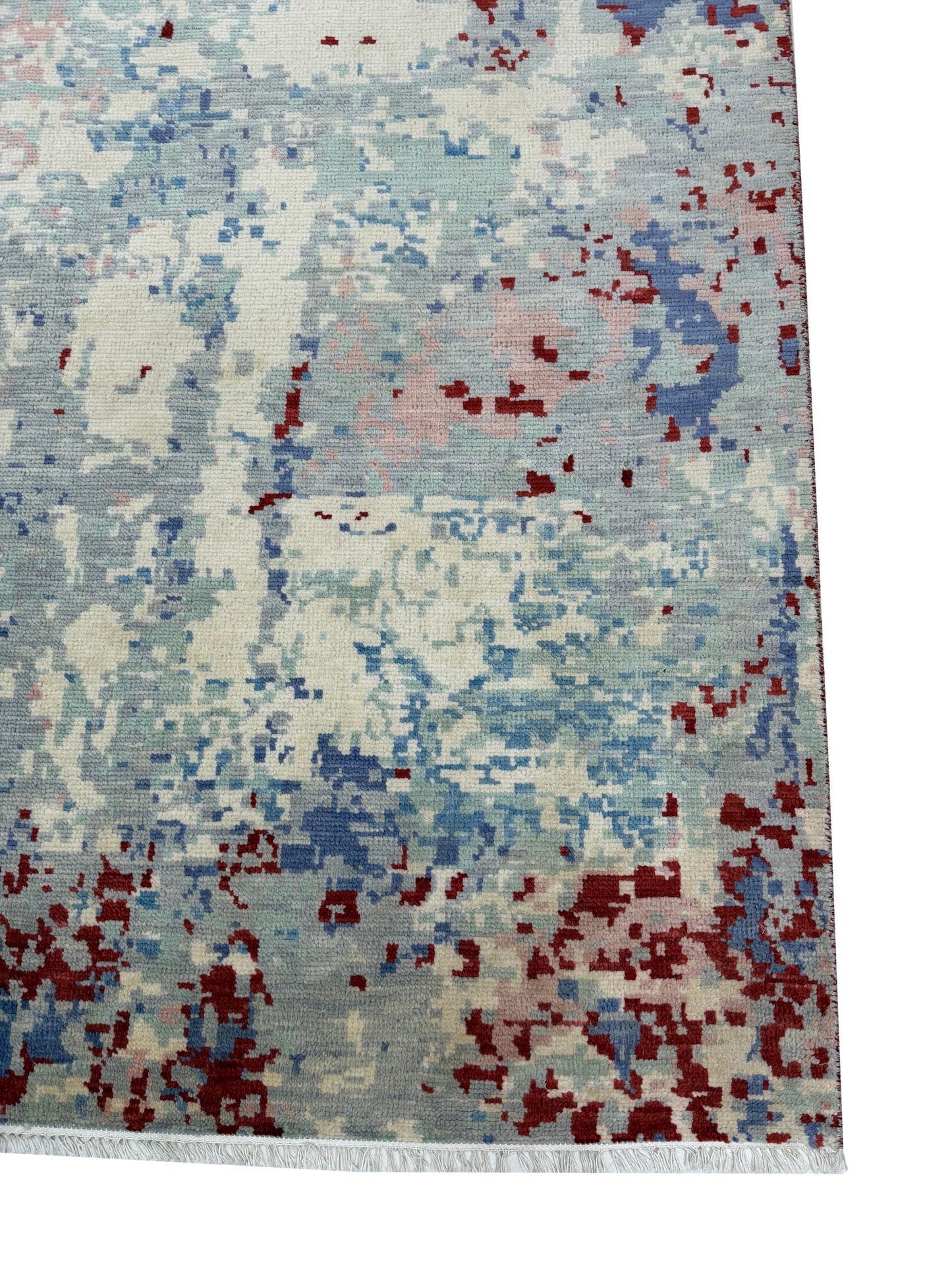 Artisan Samara Ivory Grey Transitional Knotted Rug