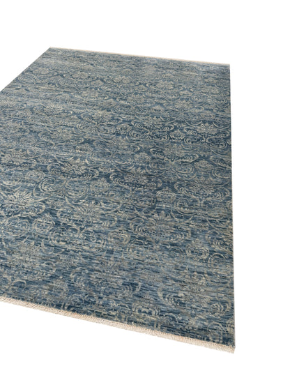 Artisan Samara Grey Ivory Transitional Knotted Rug
