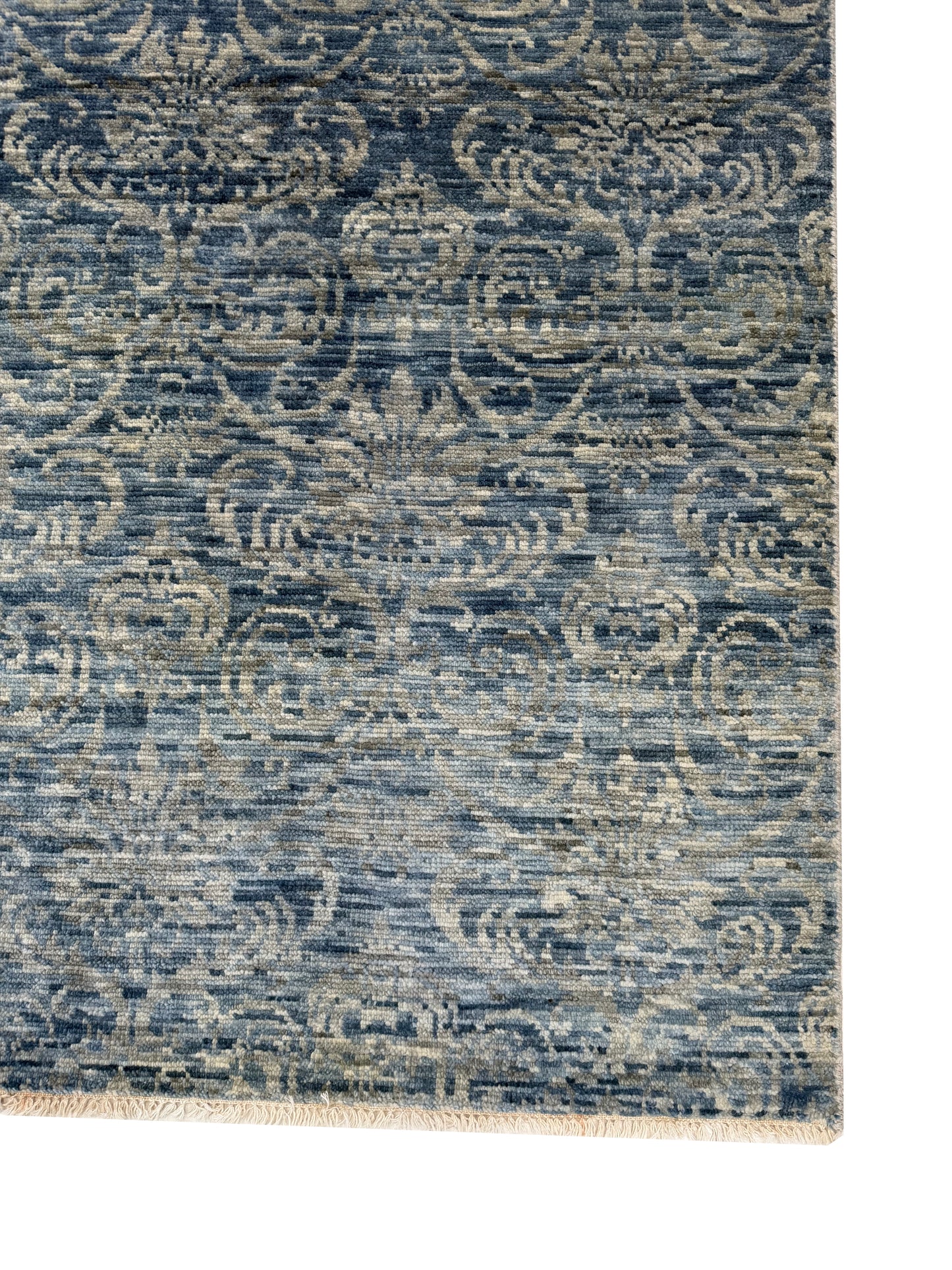 Artisan Samara Grey Ivory Transitional Knotted Rug