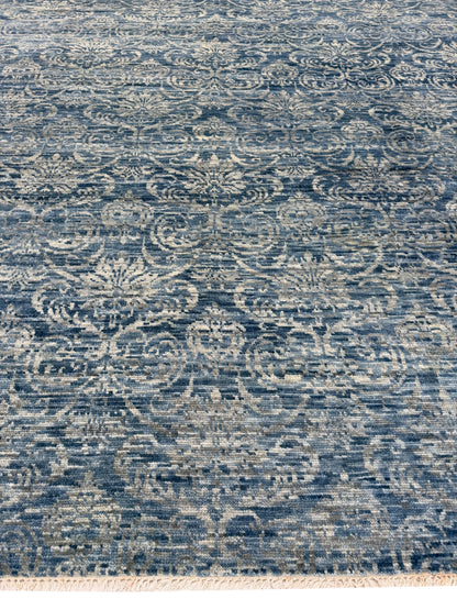 Artisan Samara Grey Ivory Transitional Knotted Rug