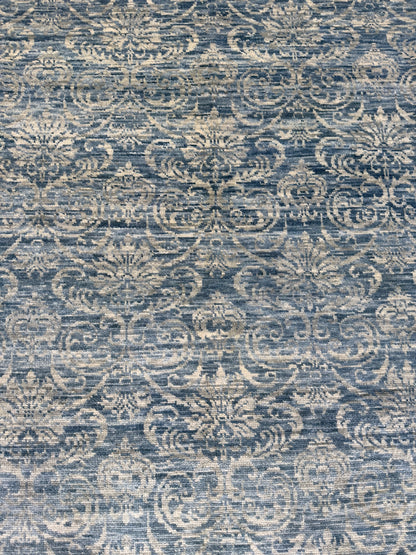 Artisan Samara Grey Ivory Transitional Knotted Rug