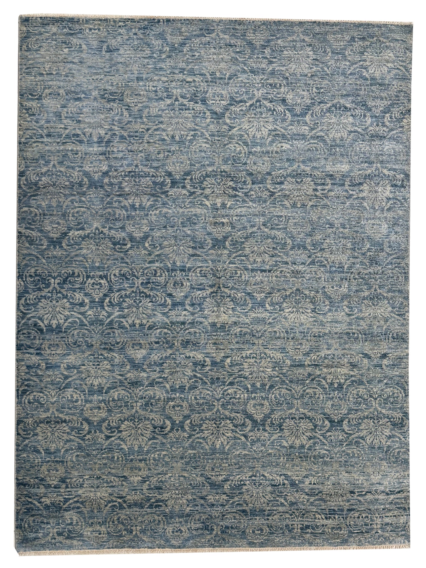 Artisan Samara Grey Ivory Transitional Knotted Rug