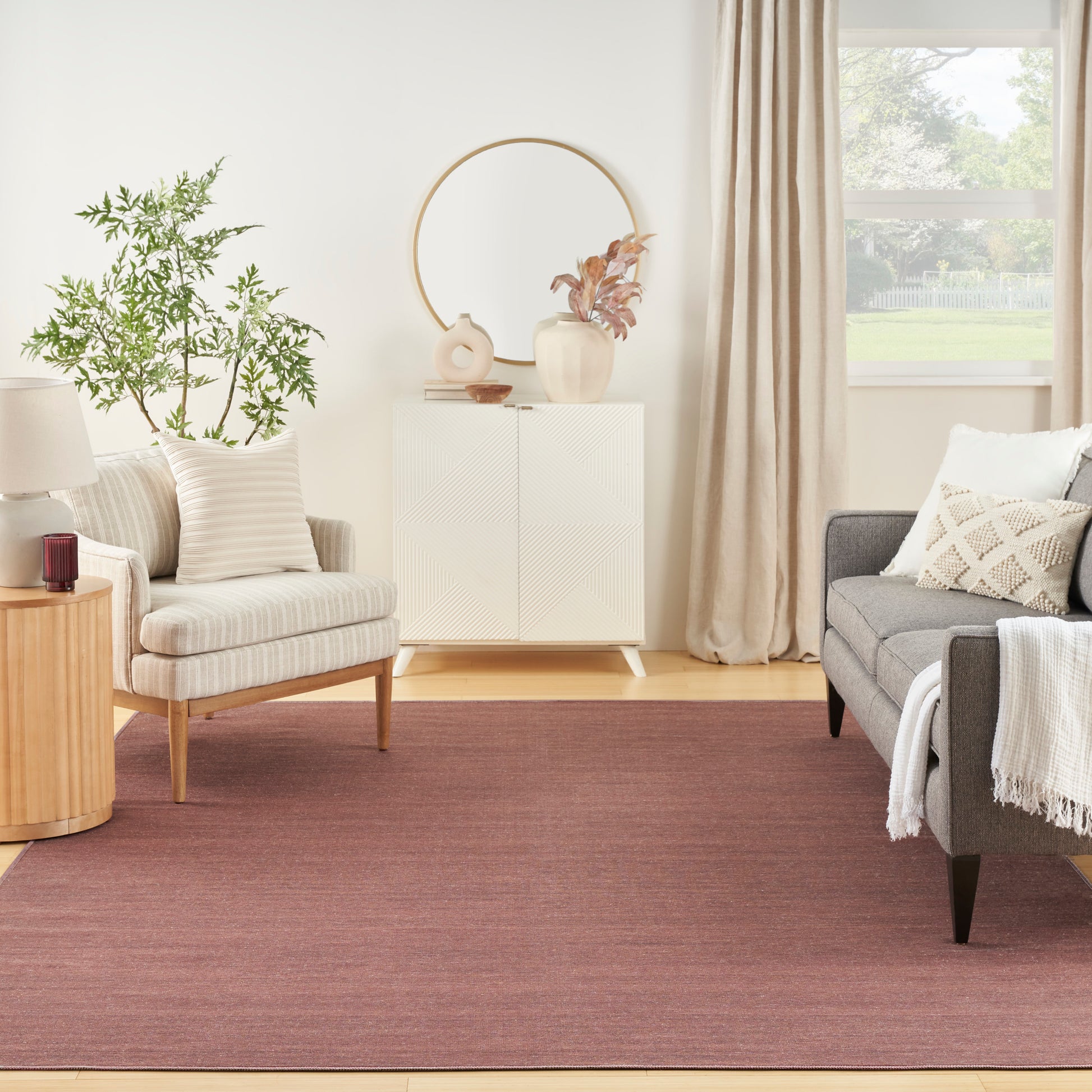 Nourison Home Washable Essentials  Mocha  Contemporary