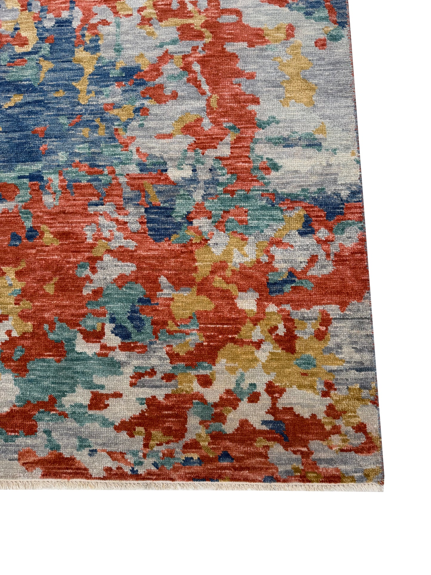 Artisan Samara Multi Rust Transitional Knotted Rug
