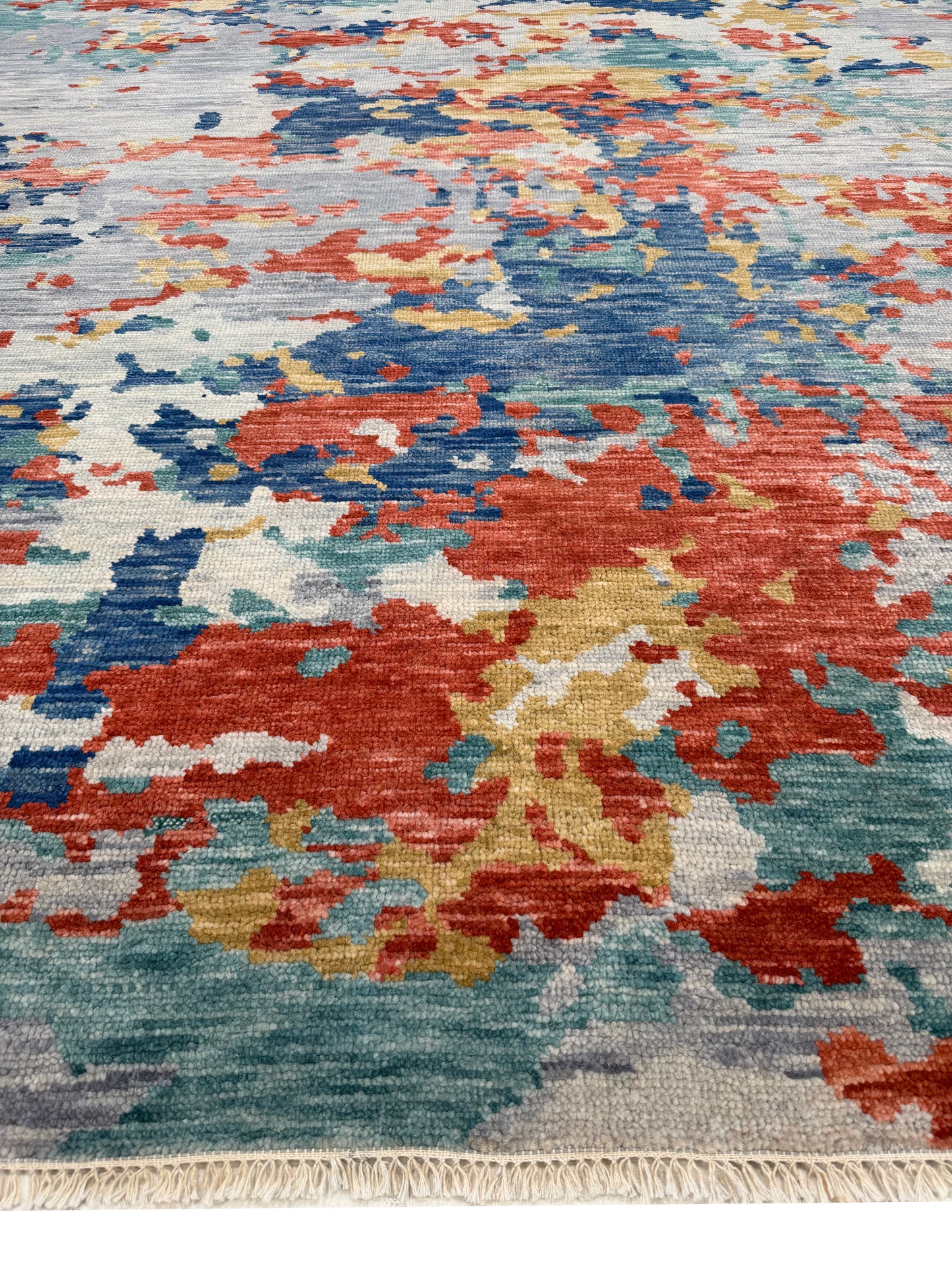 Artisan Samara Multi Rust Transitional Knotted Rug