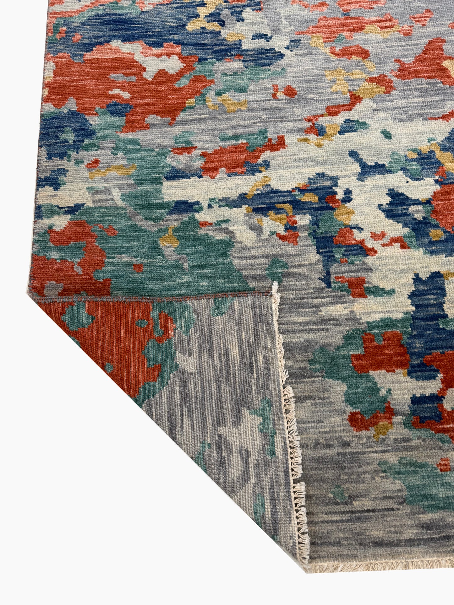 Artisan Samara Multi Rust Transitional Knotted Rug