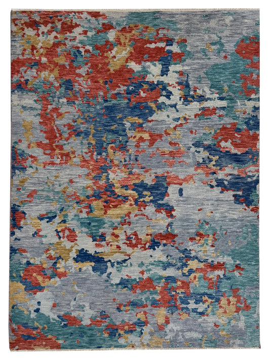Artisan Samara Multi Rust Transitional Knotted Rug