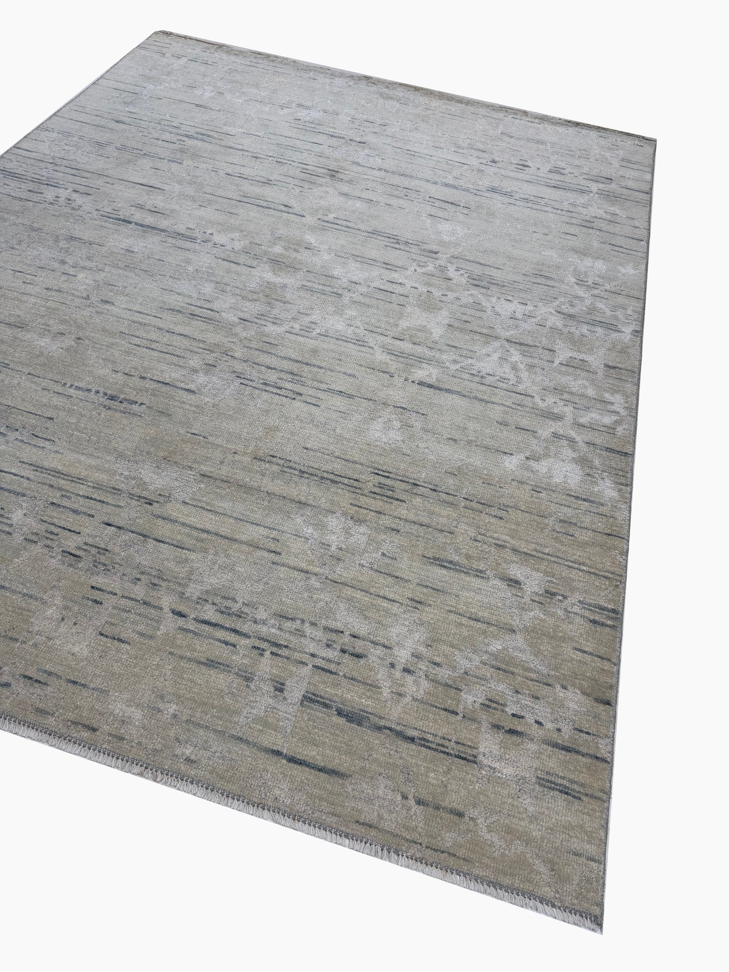 Artisan Samara Beige Grey Transitional Knotted Rug