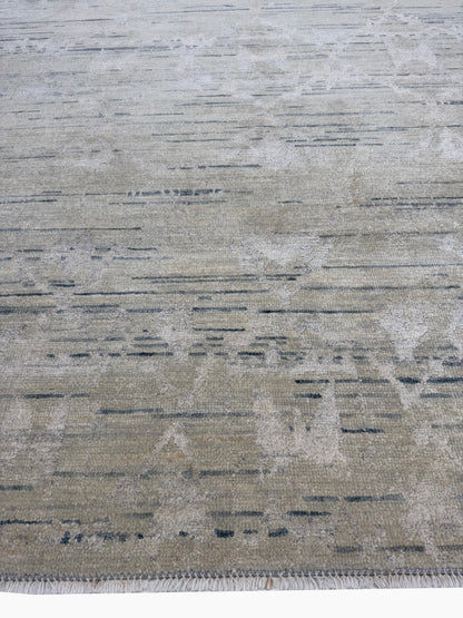 Artisan Samara Beige Grey Transitional Knotted Rug