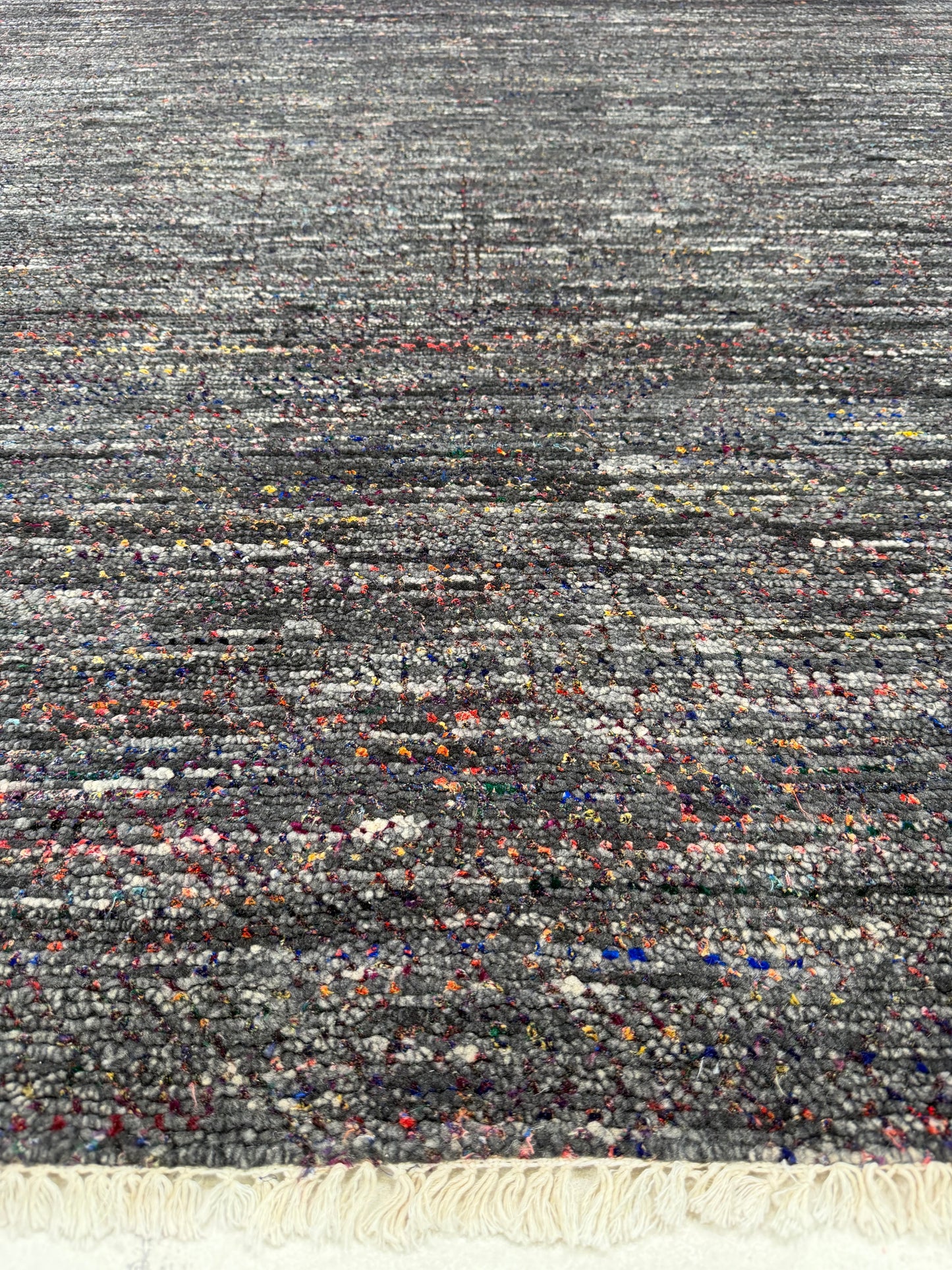 Artisan Samara Charcoal Multi Transitional Knotted Rug