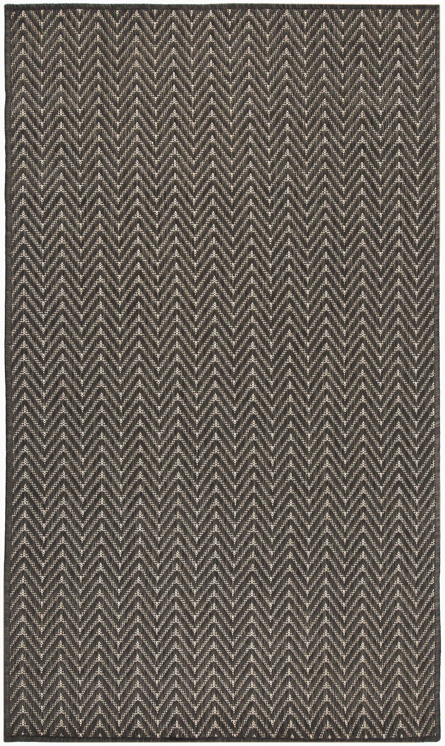 Nourison Home Horizon Indoor/Outdoor HOZ02 Charcoal Contemporary Power-loomed Rug