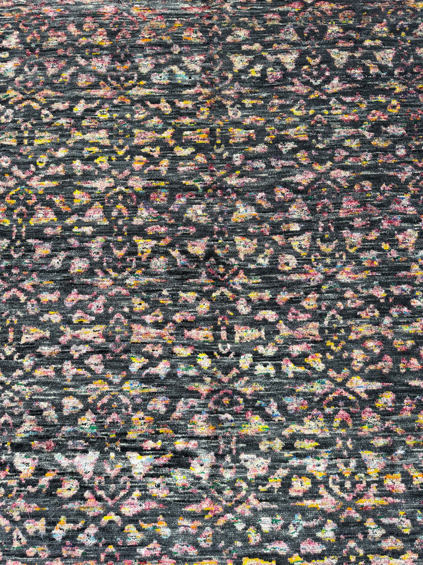 Artisan Samara Charcoal Rust Transitional Knotted Rug