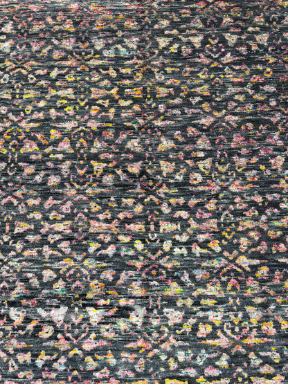 Artisan Samara Charcoal Rust Transitional Knotted Rug