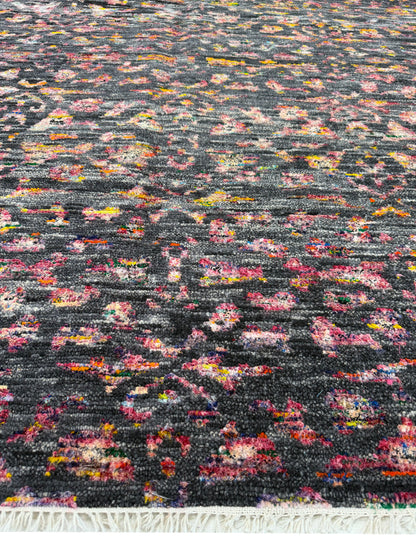 Artisan Samara Charcoal Rust Transitional Knotted Rug