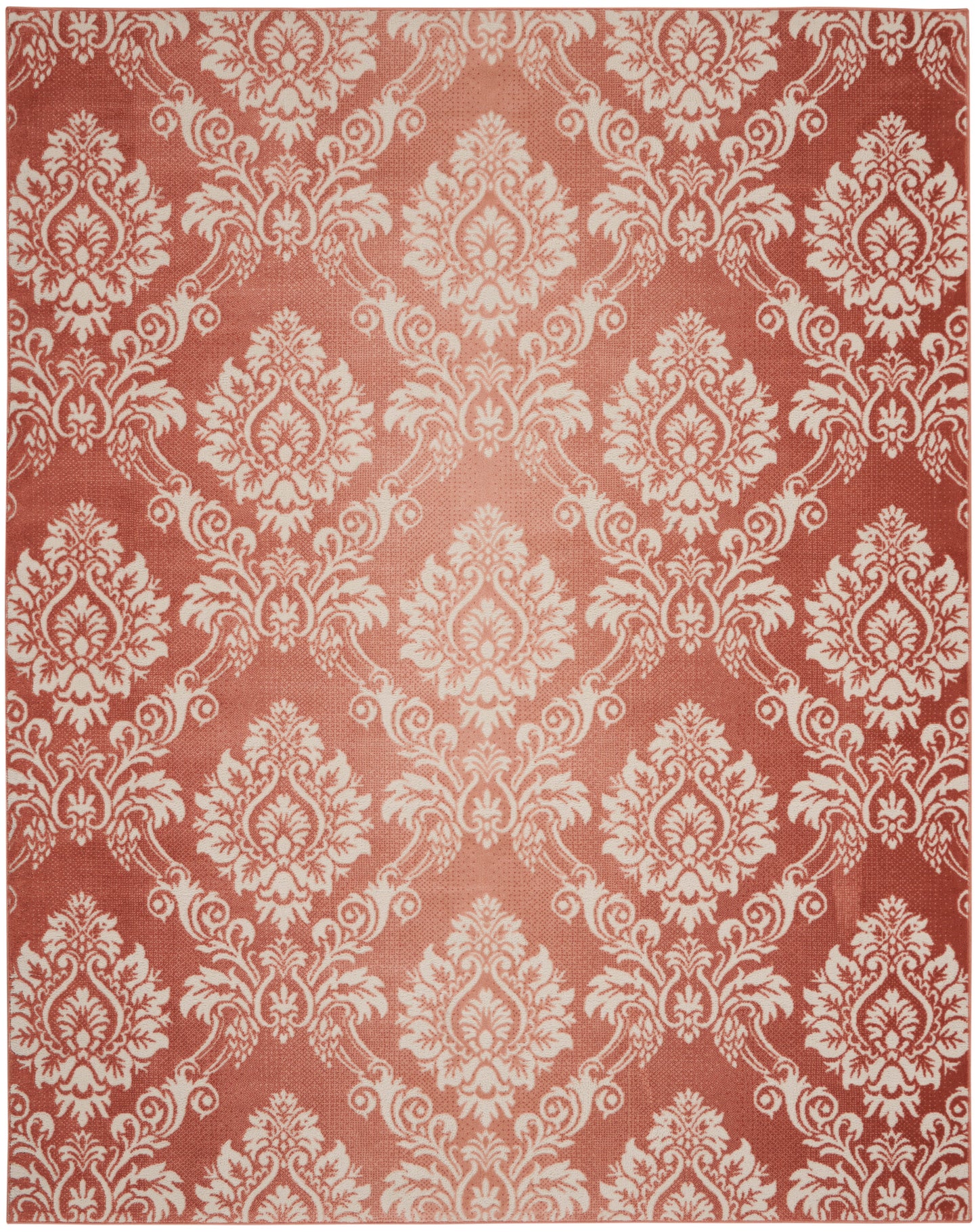 Nourison Home Elation  Brick Ivory  Traditional