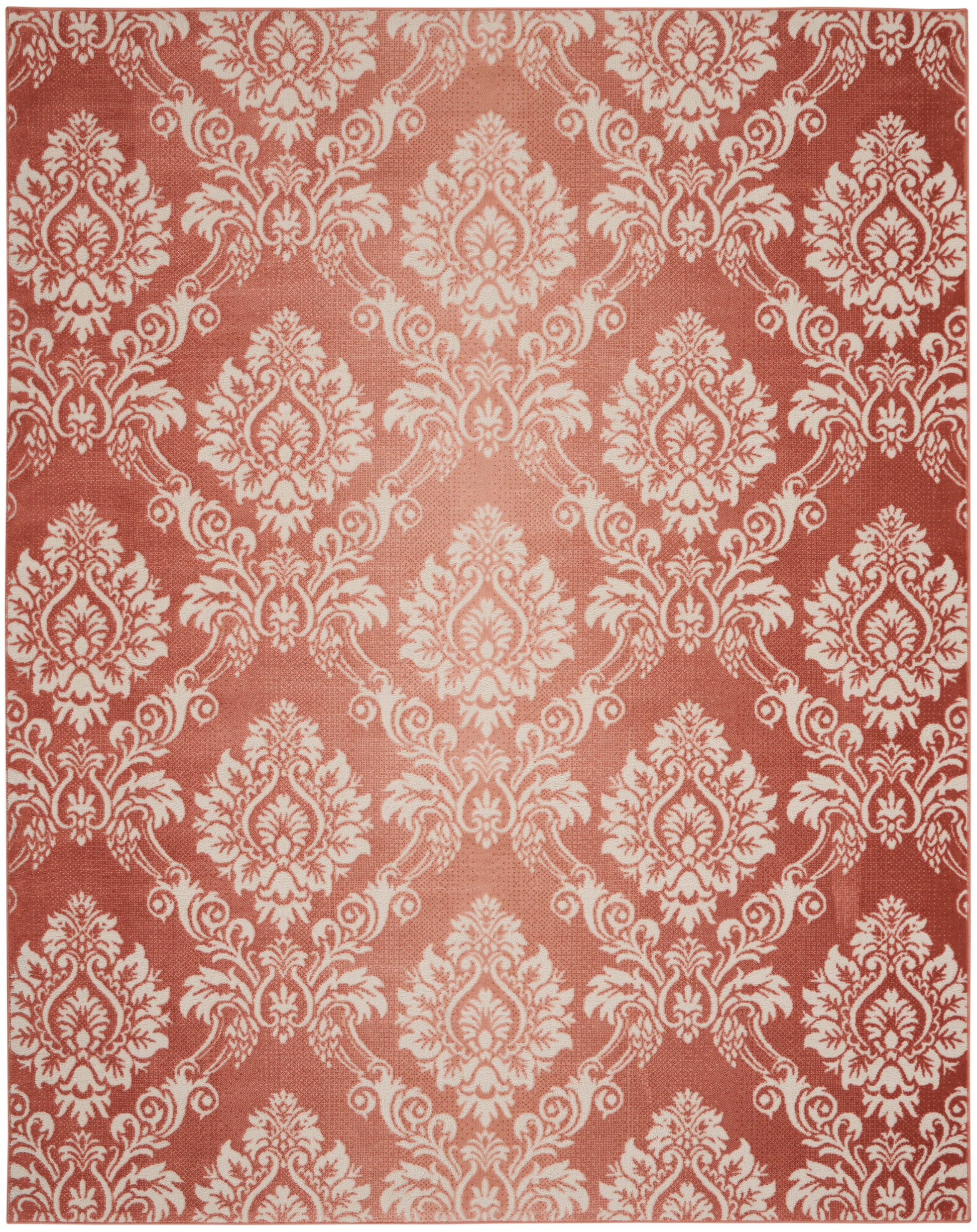 Nourison Home Elation  Brick Ivory  Traditional