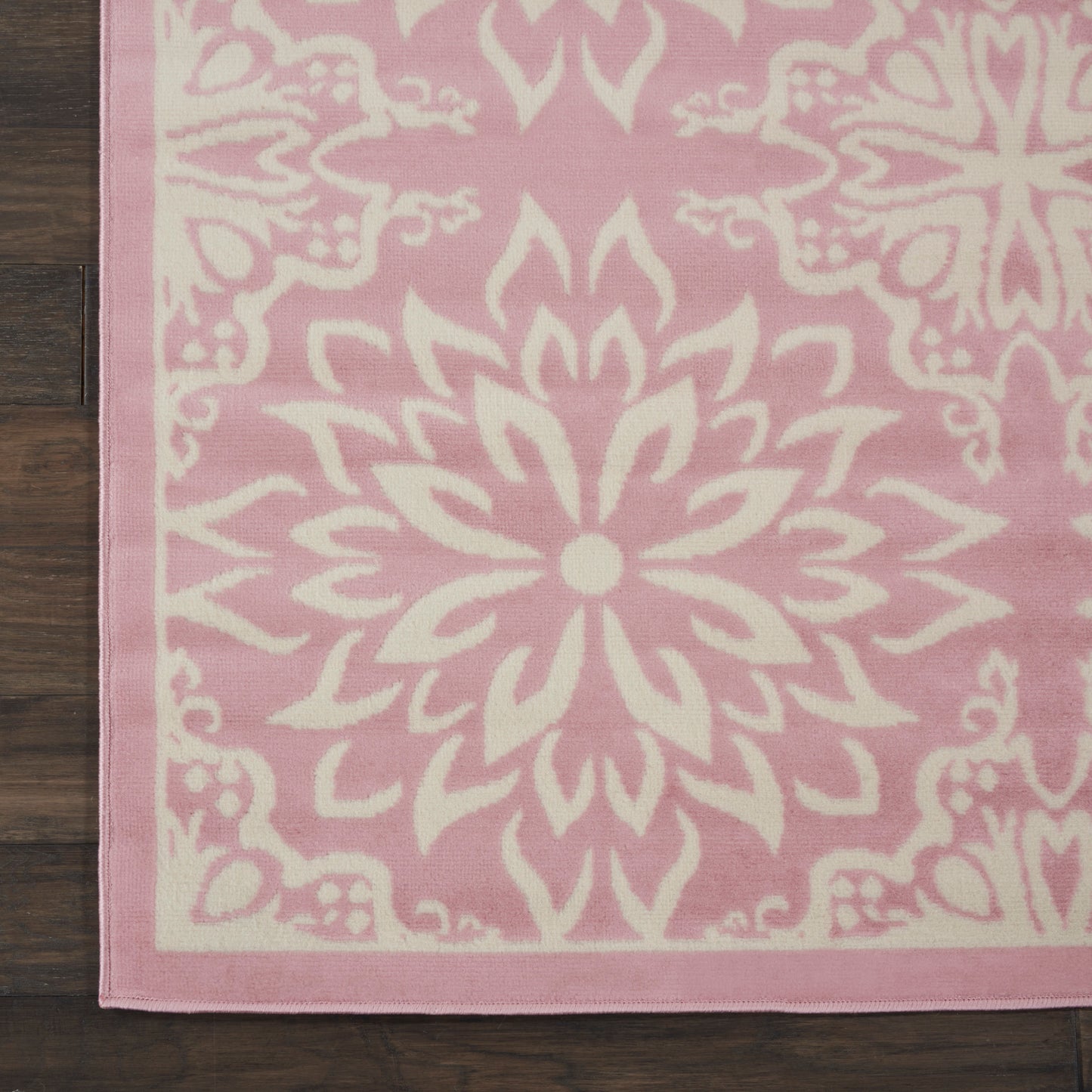 Nourison Home Jubilant  Ivory Pink  Transitional