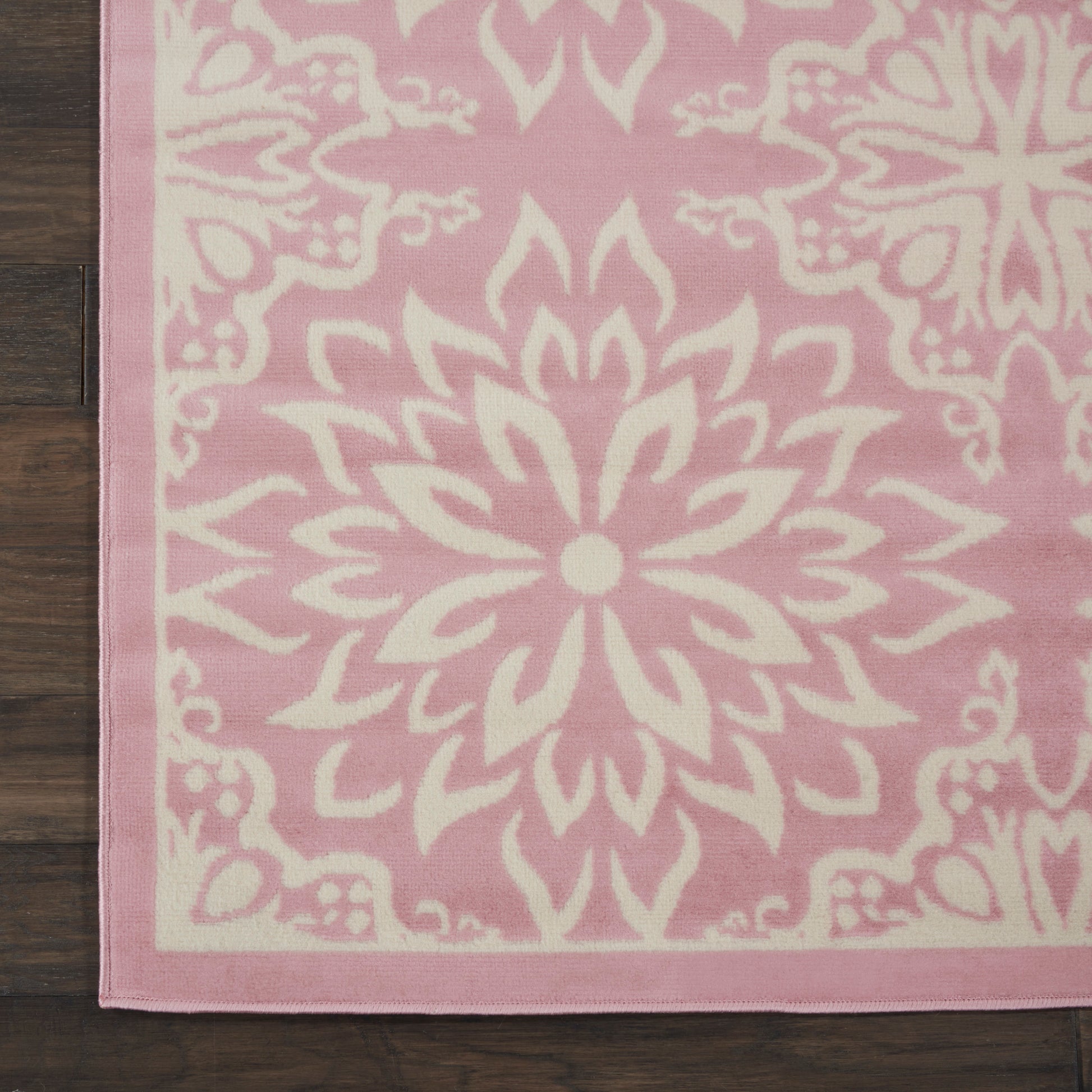 Nourison Home Jubilant  Ivory Pink  Transitional