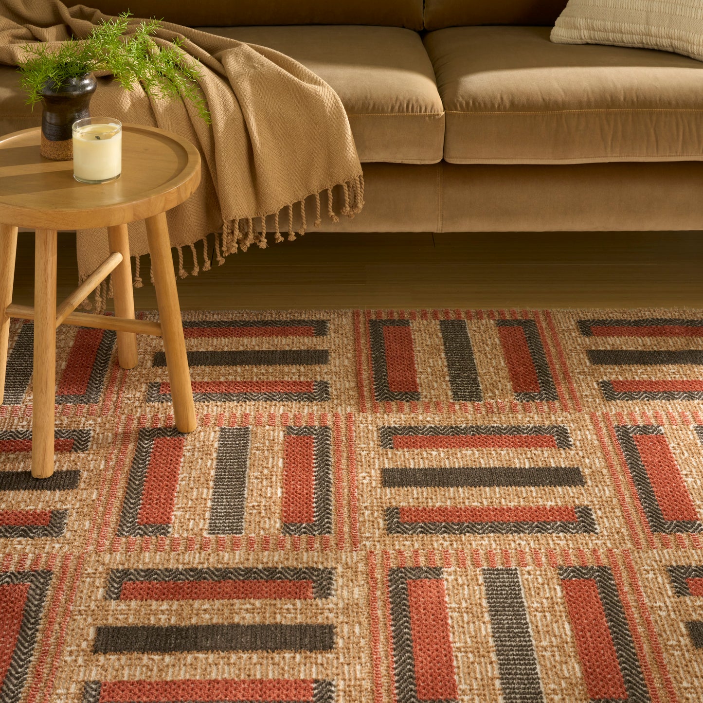 Nourison Home Nordic  Multicolor  Contemporary