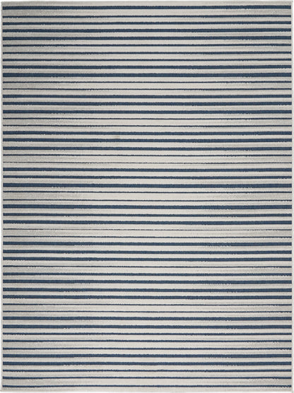 Nourison Home Key Largo KLG01 Blue Contemporary Power-loomed Rugs