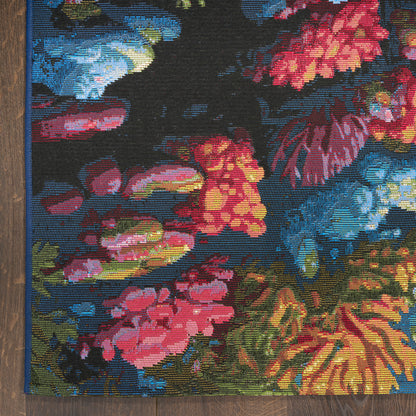 Nourison Home Color Splash  Multicolor  Contemporary