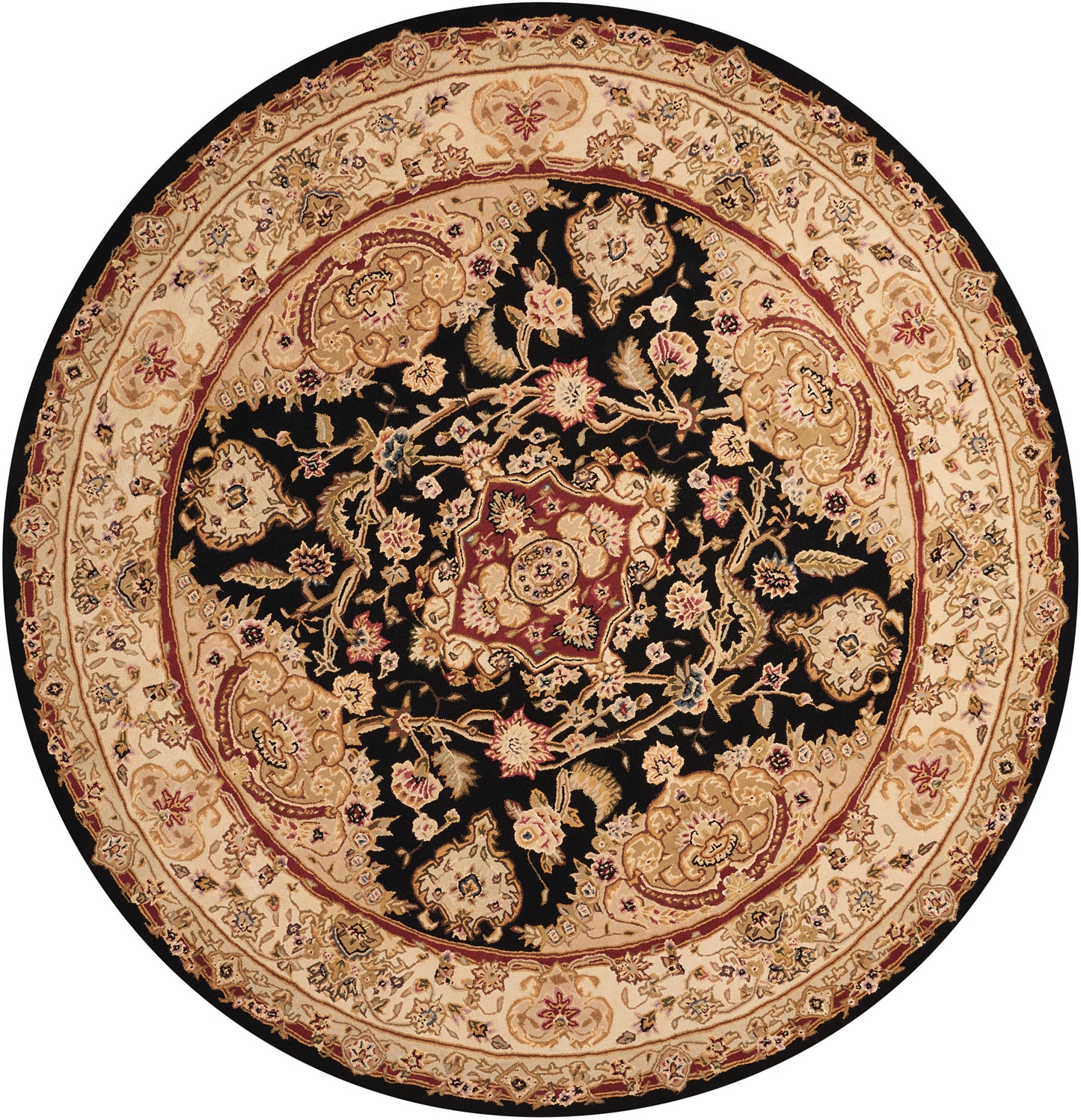 Nourison Home Nourison 2000 2028 Black Traditional Tufted Rug