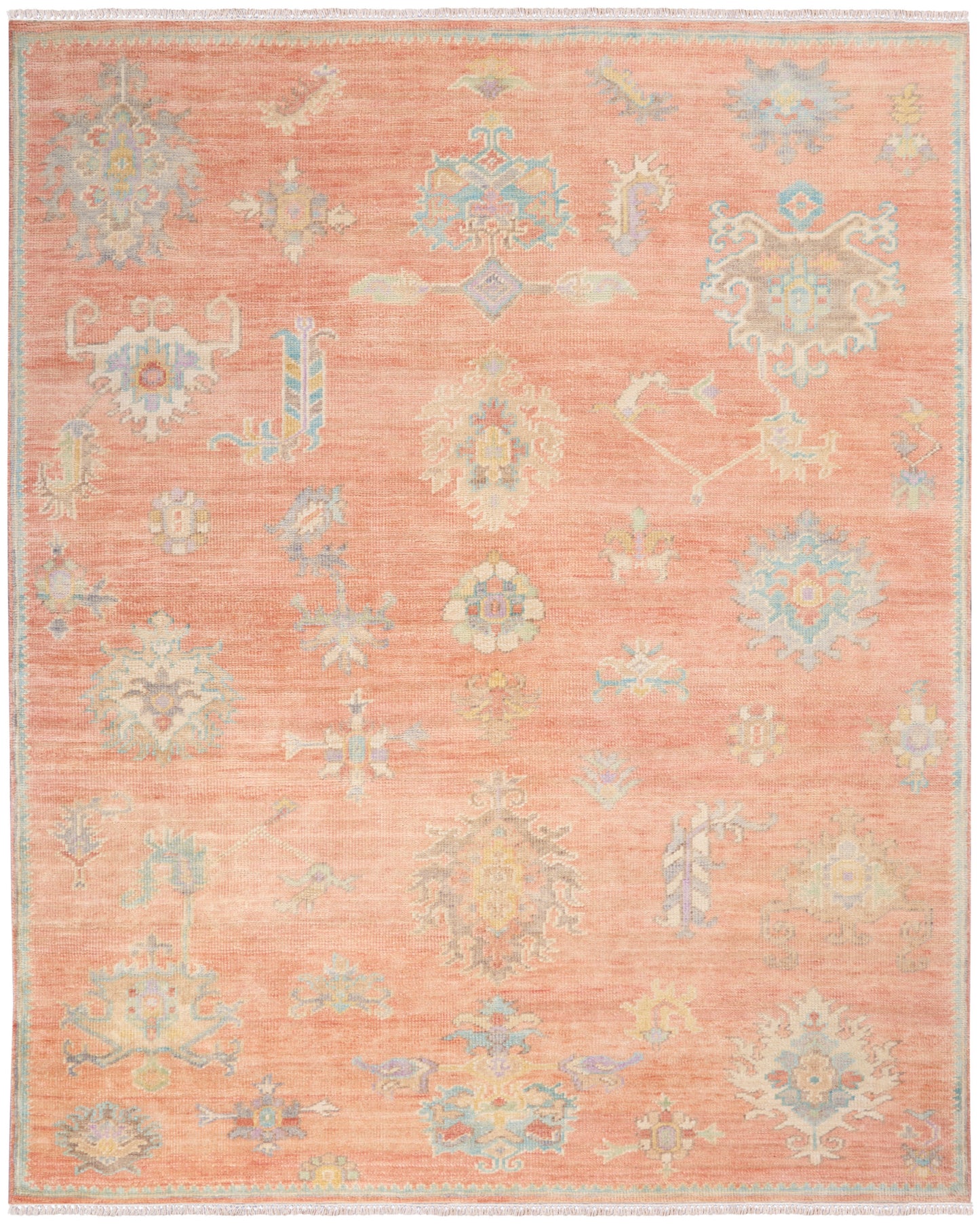 Nourison Home Odessa ODS04 Brick Multicolor Traditional Knotted Rug