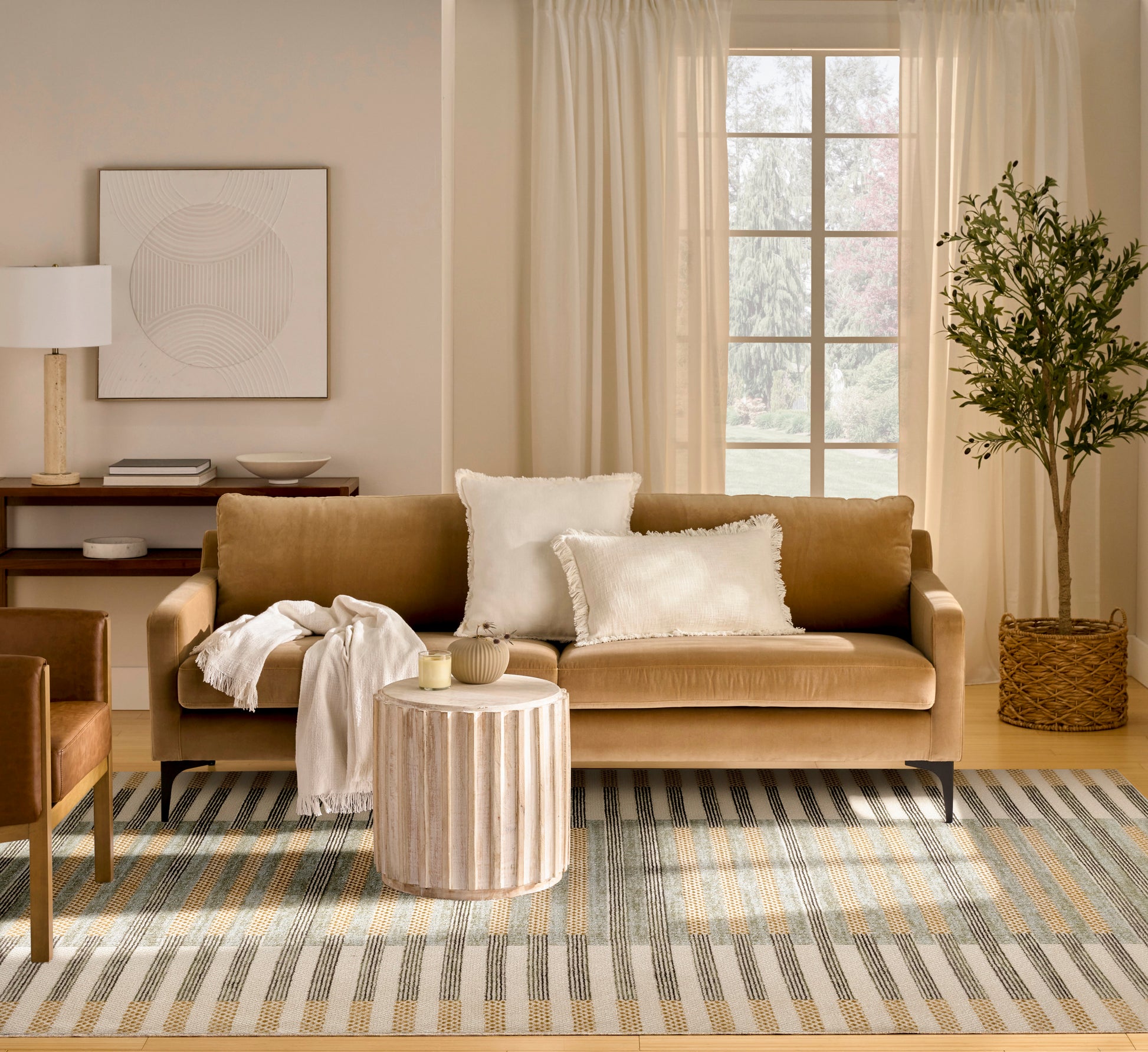 Nourison Home Nordic  Ivory Multicolor  Contemporary
