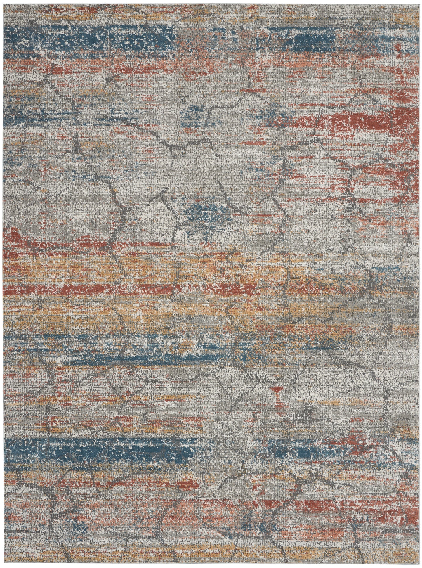 Nourison Home Rustic Textures  Multicolor  Contemporary