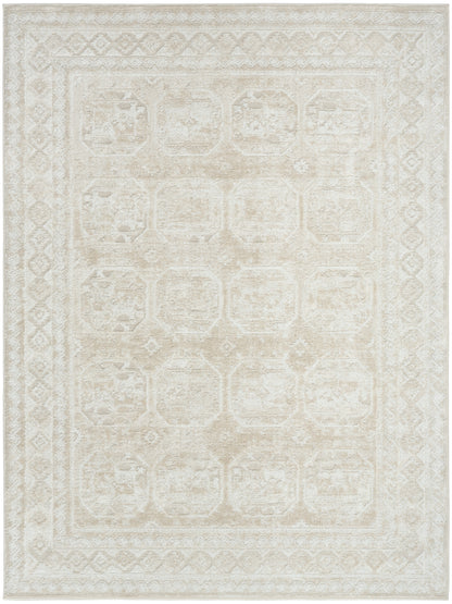 Nourison Home Dekor DEK01 Ivory Beige Traditional Machine Woven Rug