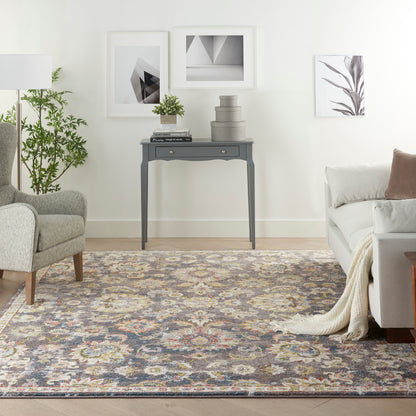 Nourison Home Soraya  Charcoal Multi  Transitional