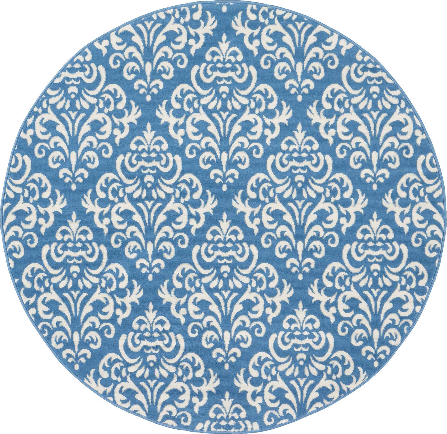 Nourison Home Grafix GRF06 Blue Transitional Power-loomed Rug