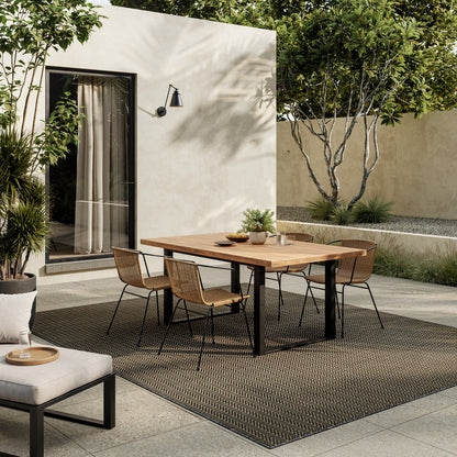 Nourison Home Horizon Indoor/Outdoor  Charcoal  Contemporary