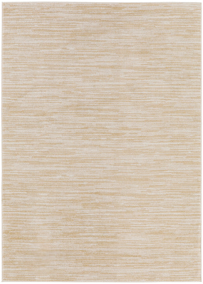 Nourison Home Nourison Essentials NRE01 Ivory Gold Contemporary Power-loomed Rug