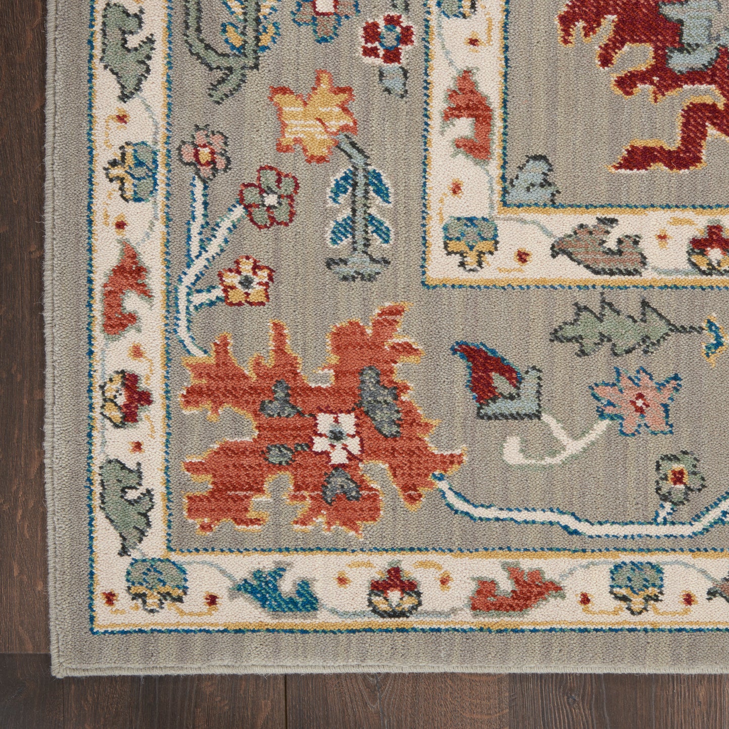 Nourison Home Parisa  Grey  Traditional