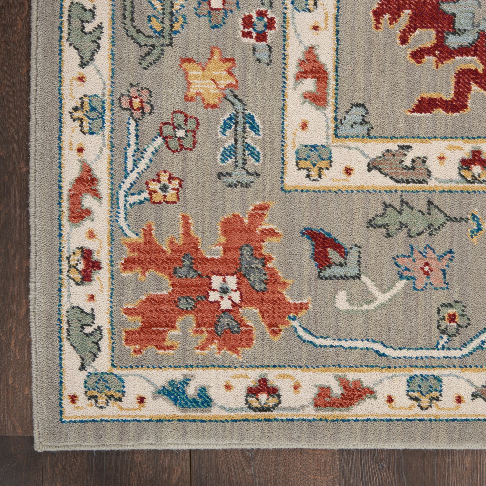 Nourison Home Parisa  Grey  Traditional
