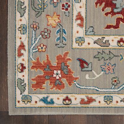 Nourison Home Parisa  Grey  Traditional