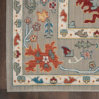 Nourison Home Parisa  Grey  Traditional