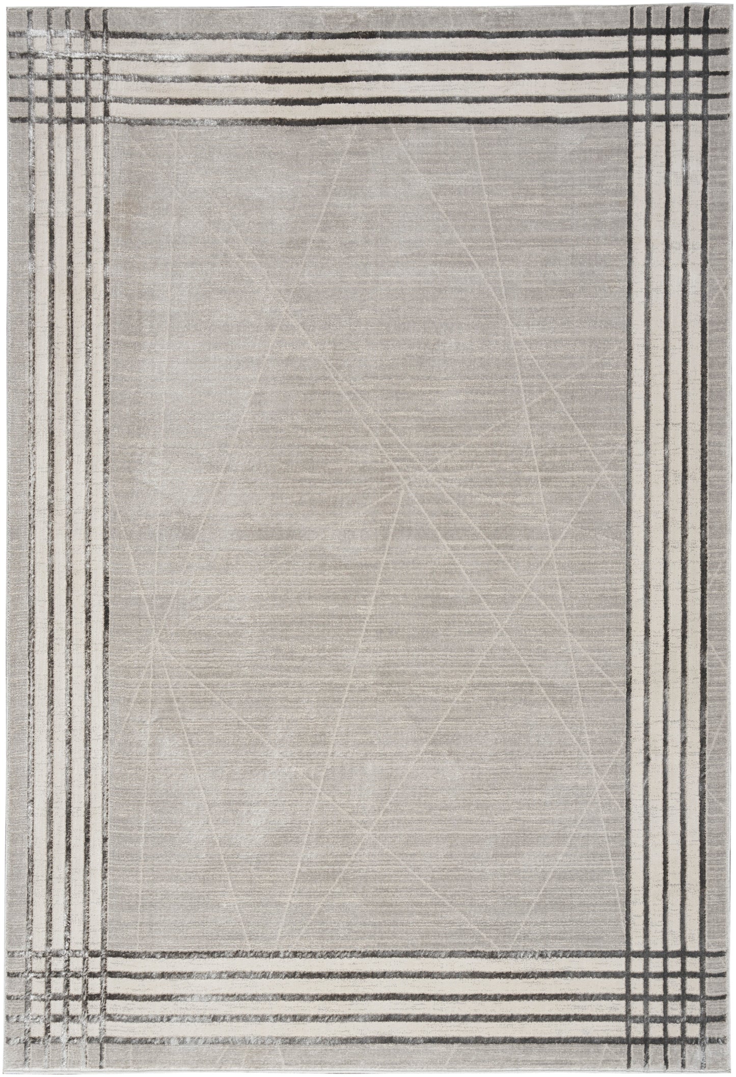 Nourison Home Desire DSR01 Grey Silver Contemporary Power-loomed Rug