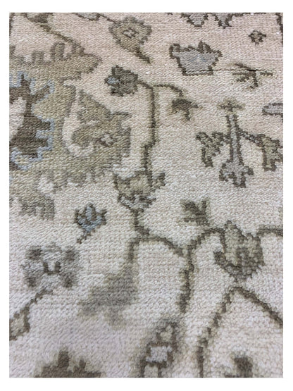 Artisan Emma Ivory Lt.Blue Traditional Knotted Rug - Rugs - Artisan - Atlanta Designer Rugs
